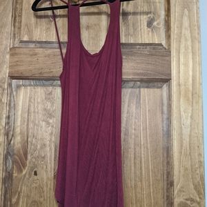 Wine red tank